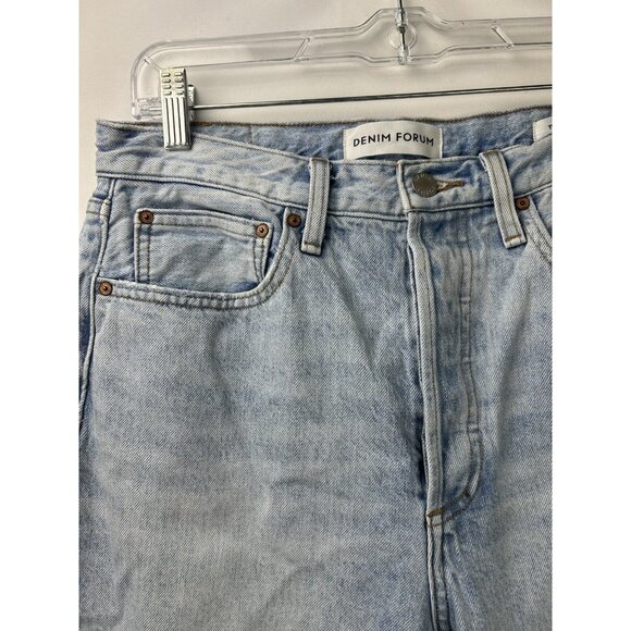 Aritzia DENIM FORUM Women’s Size 28L The BF High Rise Loose Jeans Slim Leg - Picture 15 of 16